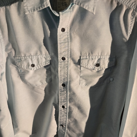 Colours by Alexander Julian Vintage Men size S Blue Long Sleeve Button Up Shirt - Picture 5 of 13